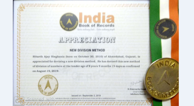 8 Years old ANTS Little Genius Makes it in India Book of World Records