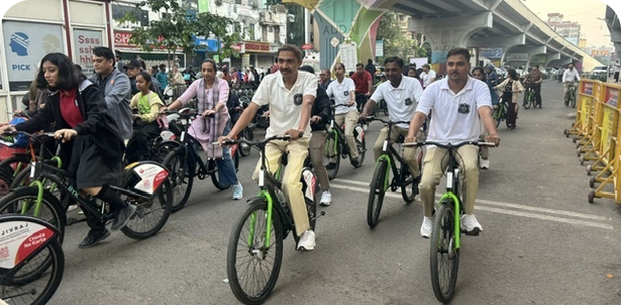 Children’s Day 14th November 2025 Bike Bus event 150 students Grades 1 to 12